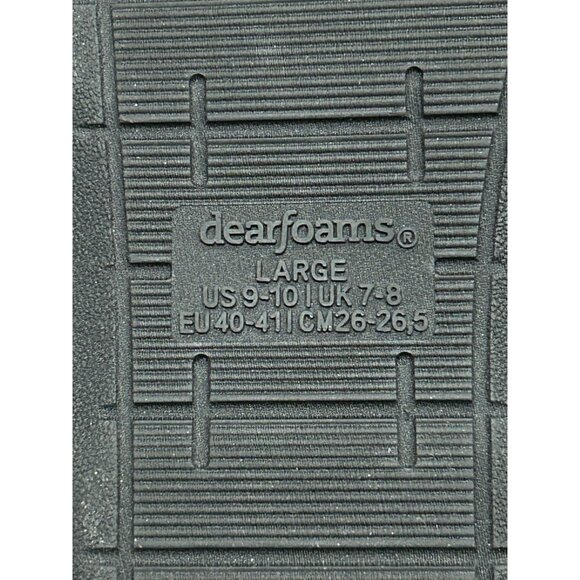 Dearfoams NWT Quilted Purple Womens Slippers SZ Large - Picture 5 of 10